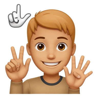 cute cartoon say ok sticker