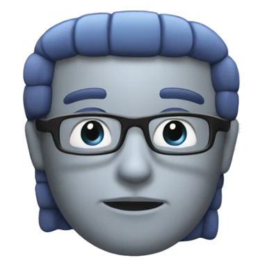 AI word in a square frame sticker