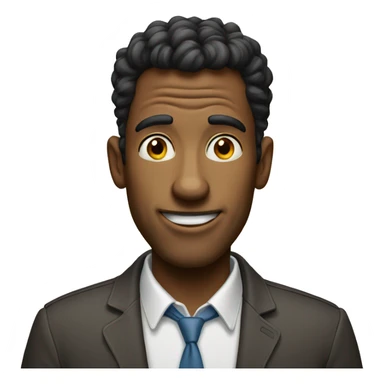 goofy looking tall guy  sticker