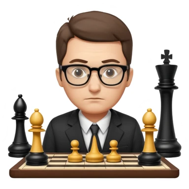 a chess coach sticker