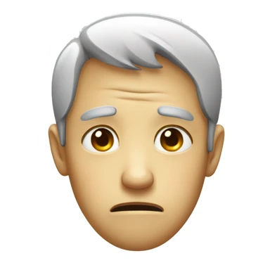 Pleading sad face sticker