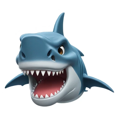 Dragon vs shark sticker