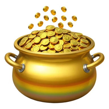 Pot of gold sticker