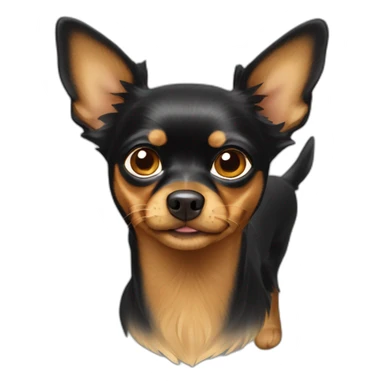 Russian toy terrier sticker