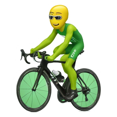 Triathlon camiseta verde sticker