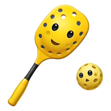 just the ball used for pickleball sticker