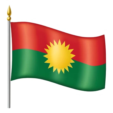 Kurdistan flag sticker