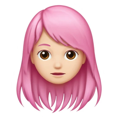 hair follicle, with pink colors sticker