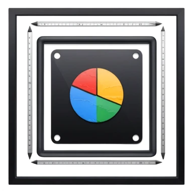 mac os icon crop ruler square wall paint sticker