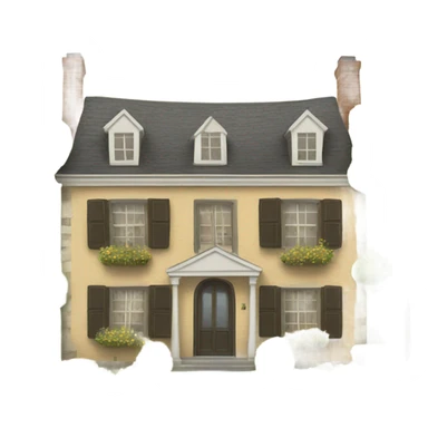 country house sticker