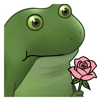 Cute rose sticker