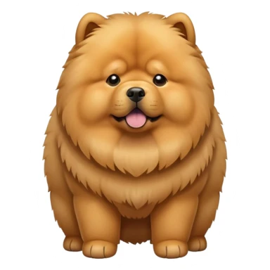Chow chow caramel  sticker