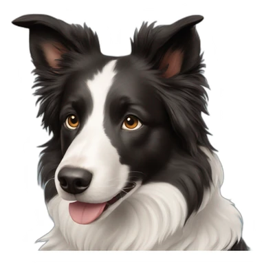Deux chiens de race border-collie sticker