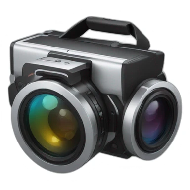 vr stereo camera sticker