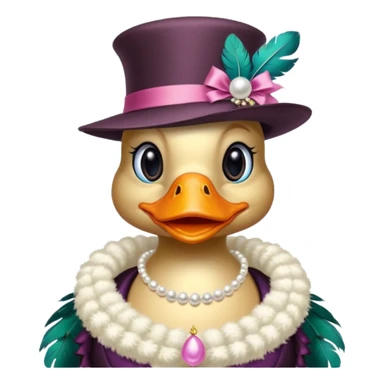 socialite duck sticker
