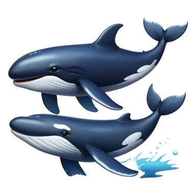 Whales hark sticker