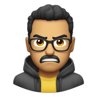 Cuti Romero angry sticker