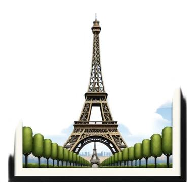 Paris eifel tower  sticker