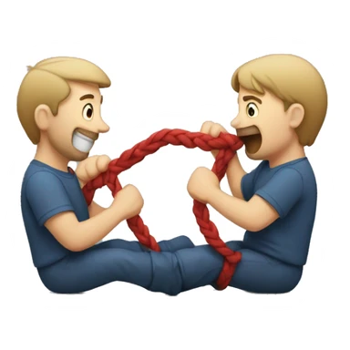 tug-of-war sticker