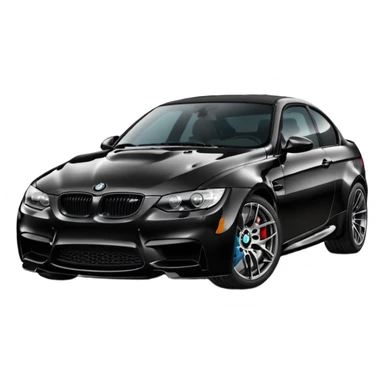 black bmw m3 sticker
