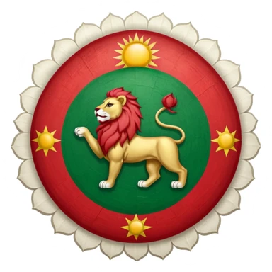 The og persian flag sticker