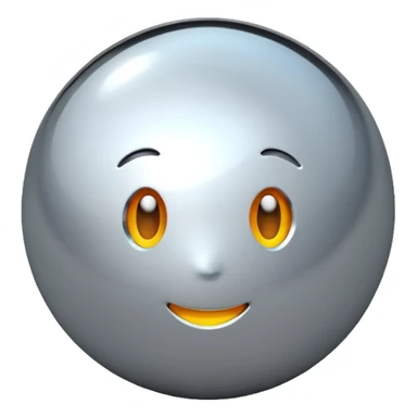 🌙 make 3d glossy look sticker