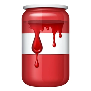 tubo de sangue quase vazio sticker
