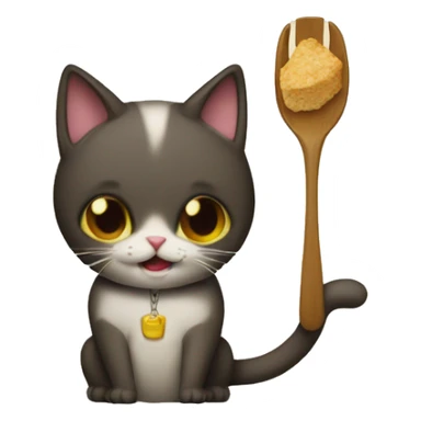 cat feeding prohibited sign sticker