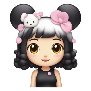 sanrio kuromi girl sticker