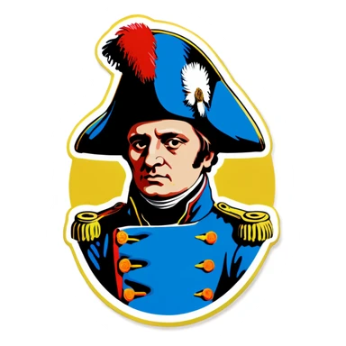 Napoleon Bonaparte sticker