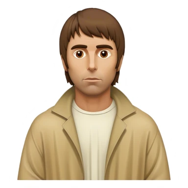 Liam Gallagher walking with Jesus  sticker