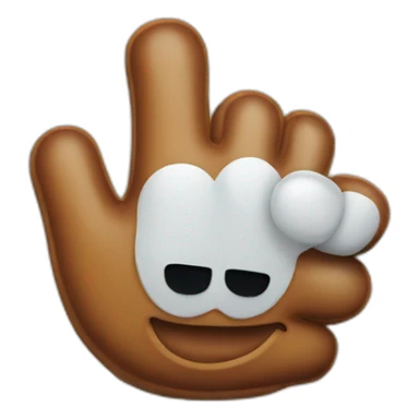 mickey glove thumb up sticker