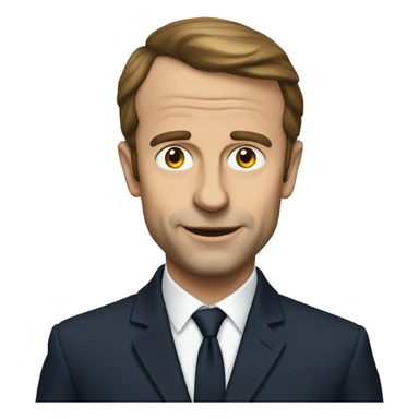 Macron disguised  sticker