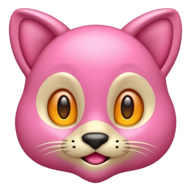 Emoji 🐆 rosa sticker