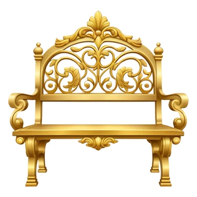 gold heaven wide bench sticker