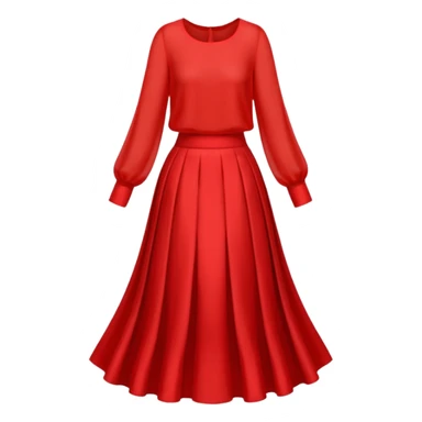 skirt and blouse, negative : human and character. sticker