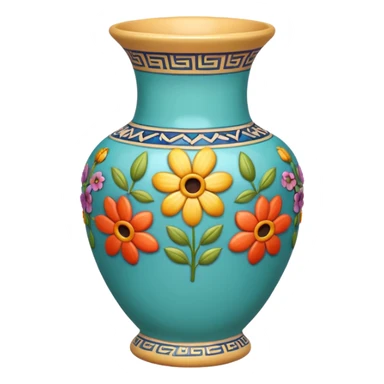 Create a beautiful flower vase  sticker