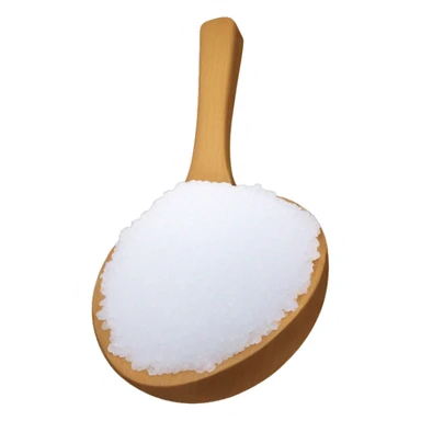 epsom salt with wooden spoon  sticker