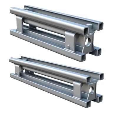 I-beam steel girder for construction sticker