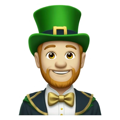 Notre dame leprechaun  sticker