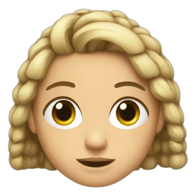 cara impactada sticker