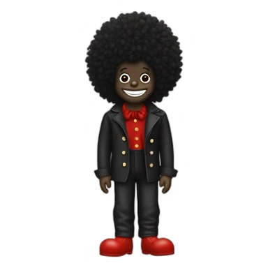 Golliwog Sly Stone sticker