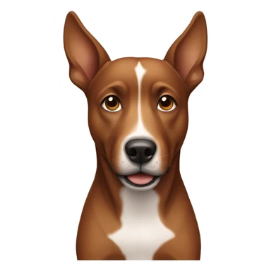 Brown dog wearing sunglasses sticker