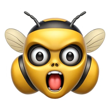 Bumblebee in shock sticker