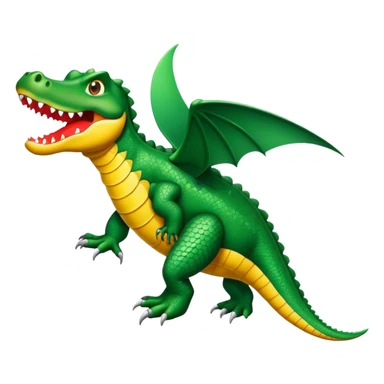 Cocodrilo combinado con un avión  sticker