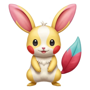 Tropical Exotic Minccino-Plusle-Emolga-fusion  sticker
