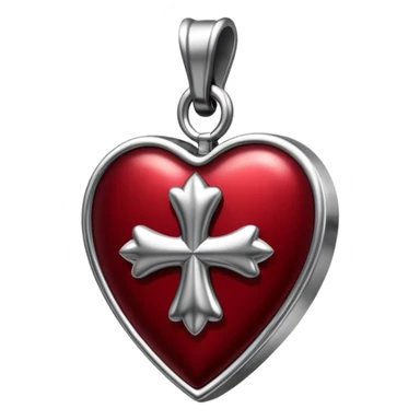 Chrome hearts dark red sticker