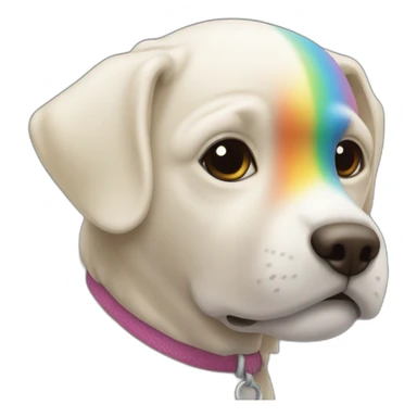 Regenboog duimpje sticker