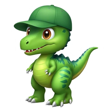 Dinosaurier mit Kappe  sticker