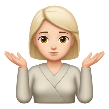 Shrug shoulders  sticker